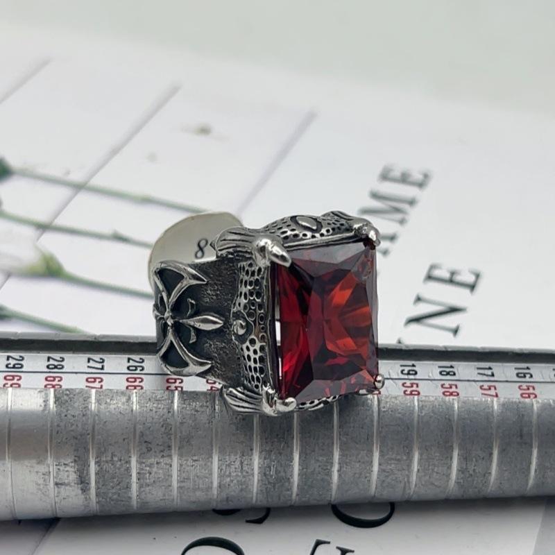 2026 New Style Red Zircon Ring for Men Gothic Cross Biker Statement Zircon Vintage Engraved Band Daily Wear Gift for Him 12
2026 New Style Red Zircon Ring for Men Gothic Cross Biker Statement Zircon Vintage Engraved Band Daily Wear Gift for Him 12
