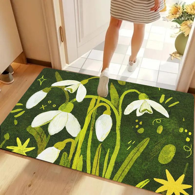 Elegant Cute Floral Print Carpet Rugs Non-slip Washable Door Mat for Entryway Kitchen Bathroom Home Decoration 40cm x 60cm
Elegant Cute Floral Print Carpet Rugs Non-slip Washable Door Mat for Entryway Kitchen Bathroom Home Decoration 40cm x 60cm