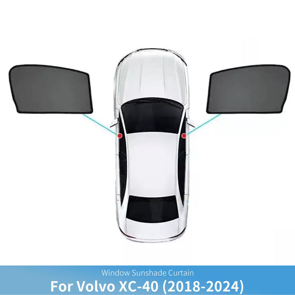 For Volvo XC40 2018 2024 Side Window Sun Shade Visor Car Sunshade Front Windshield Mesh Vehicle Curtain 2PCS Front Windows
For Volvo XC40 2018 2024 Side Window Sun Shade Visor Car Sunshade Front Windshield Mesh Vehicle Curtain 2PCS Front Windows