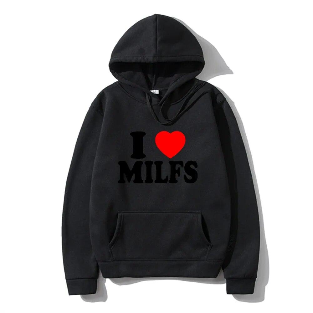 I Love MILFS I Heart Hot Moms Print Толстовки унісекс Світшоти Смішні осінь зима Повсякденні топи Пуловер Harajuku Fashion Clothing M
I Love MILFS I Heart Hot Moms Print Толстовки унісекс Світшоти Смішні осінь зима Повсякденні топи Пуловер Harajuku Fashion Clothing M