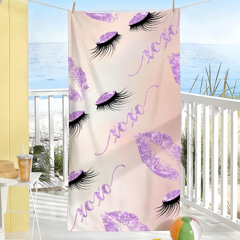 Beauty Pretty Lashes Print Towel Soft Pool Gift For Travel Gym Shower Camping Quick Dry Sports Large Beach Towels W30*H60(CM)
Beauty Pretty Lashes Print Towel Soft Pool Gift For Travel Gym Shower Camping Quick Dry Sports Large Beach Towels W30*H60(CM)