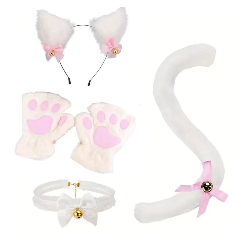 Halloween Cat Cosplay Set: Ears, Choker, Paw Gloves & Tail for Party Fun
Halloween Cat Cosplay Set: Ears, Choker, Paw Gloves & Tail for Party Fun
