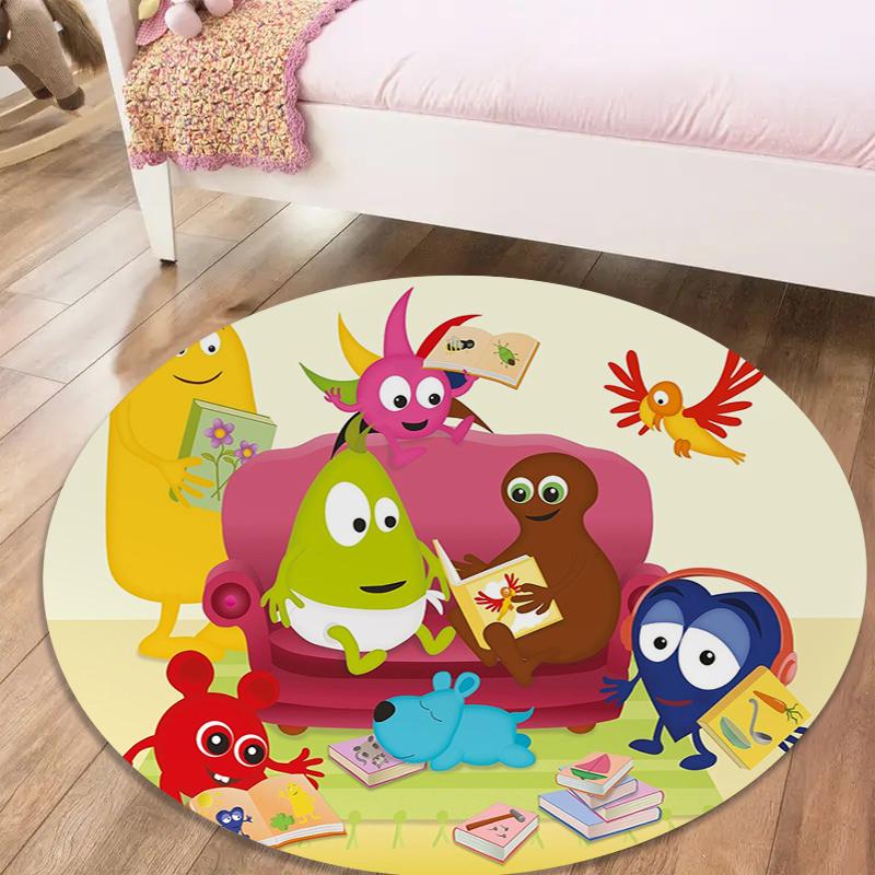 Babblarna Round Area Rug,Carpet Rug for Living Room Bedroom Sofa Playroom Decor,Non-slip Floor Mat28 80cmx80cm
Babblarna Round Area Rug,Carpet Rug for Living Room Bedroom Sofa Playroom Decor,Non-slip Floor Mat28 80cmx80cm