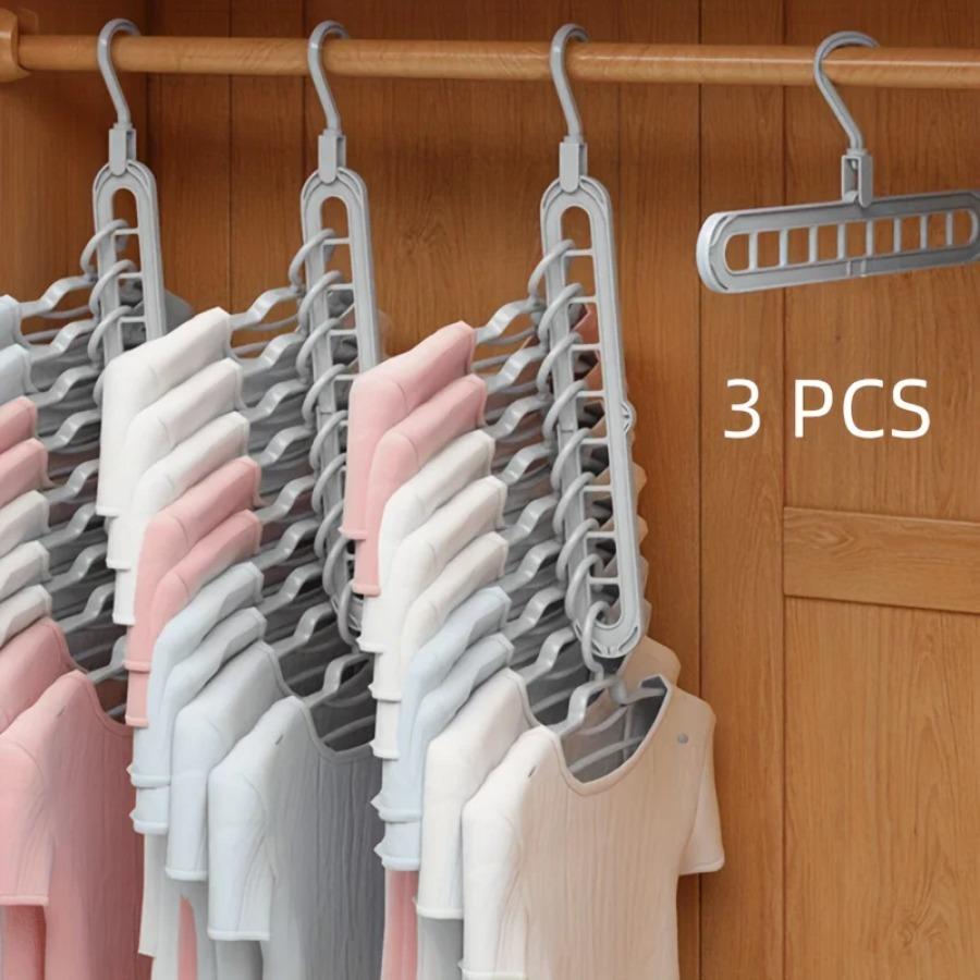 3pcs, Plastic 9-Hole Foldable Hangers, Heavy Duty Space Saving Clothes Organizer Hangers, For Room, Closet, Wardrobe, Home & Dor білий
3pcs, Plastic 9-Hole Foldable Hangers, Heavy Duty Space Saving Clothes Organizer Hangers, For Room, Closet, Wardrobe, Home & Dor білий