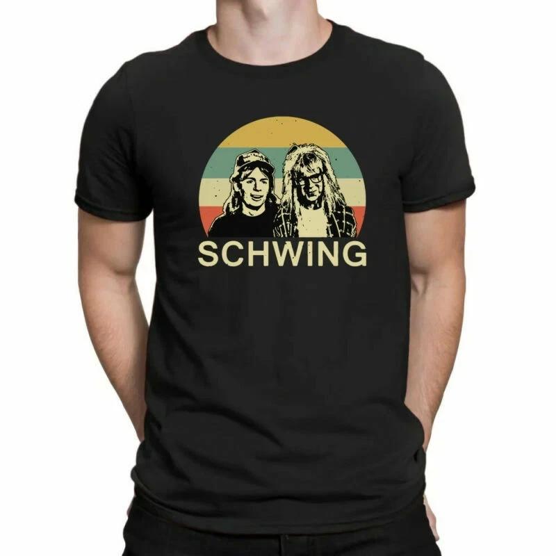 Vintage 90s Schwing Quote Retro Rock Comedy Men s T-Shirt S
Vintage 90s Schwing Quote Retro Rock Comedy Men s T-Shirt S