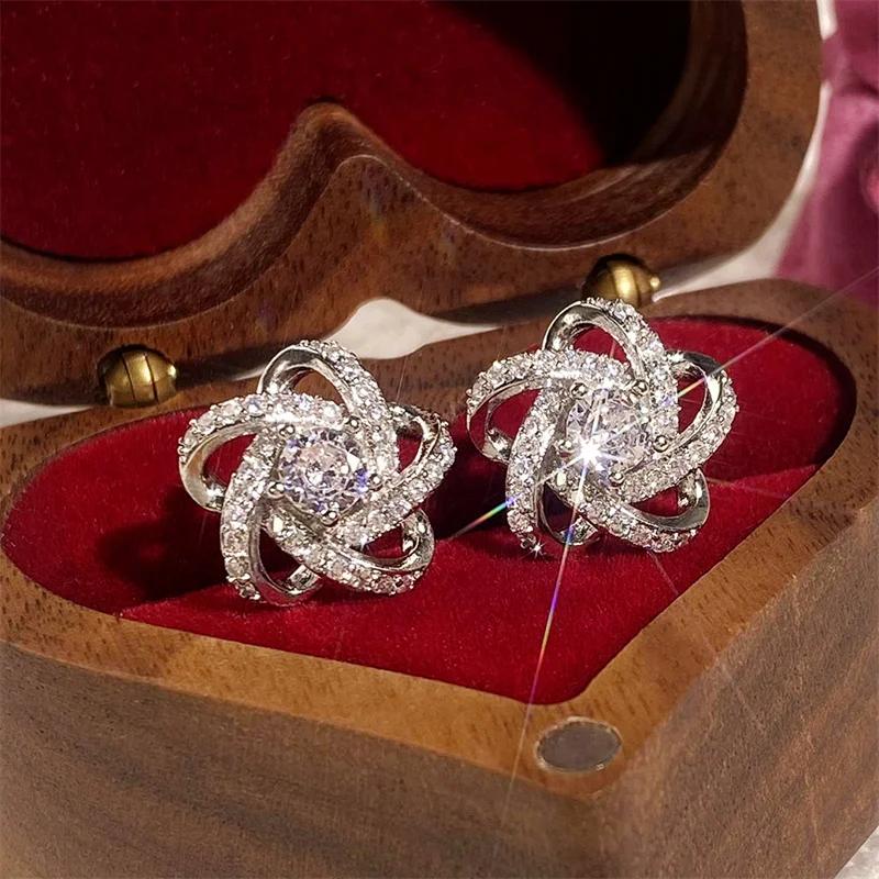 CAOSHI Flower Shaped Stud Earrings for Women Bling Bling Full Zirconia Fashion Zircon Delicate Copper Color Ear Accessories
CAOSHI Flower Shaped Stud Earrings for Women Bling Bling Full Zirconia Fashion Zircon Delicate Copper Color Ear Accessories
