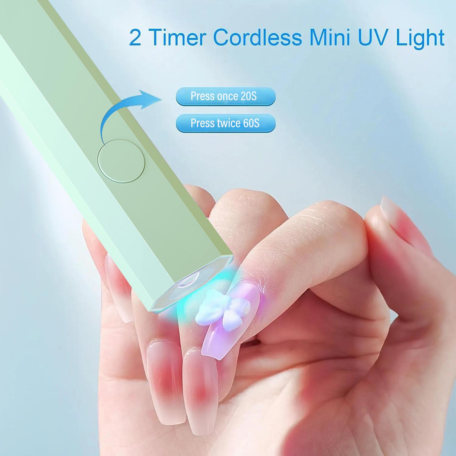 YIKOOLIN Handheld UV LED Light for Nails USB Mini Nail Dryer Nail Light for Curing All Nail Gel UV LED Nail Lamp Home Travel Use USB
YIKOOLIN Handheld UV LED Light for Nails USB Mini Nail Dryer Nail Light for Curing All Nail Gel UV LED Nail Lamp Home Travel Use USB