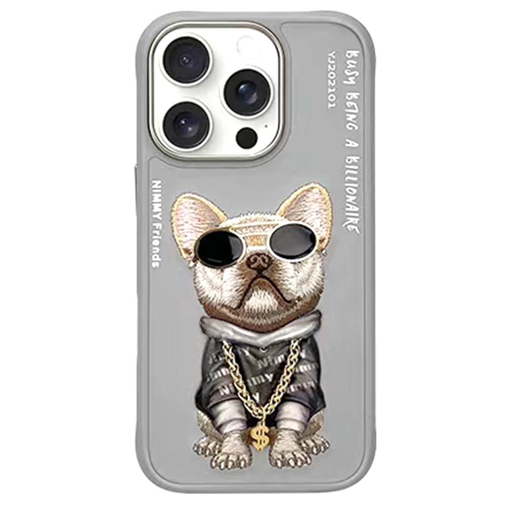 NIMMY for iPhone 16 Pro Max Case Embroidery PU Leather+PC+TPU Phone Cover Yellow Teddy Dog
NIMMY for iPhone 16 Pro Max Case Embroidery PU Leather+PC+TPU Phone Cover Yellow Teddy Dog