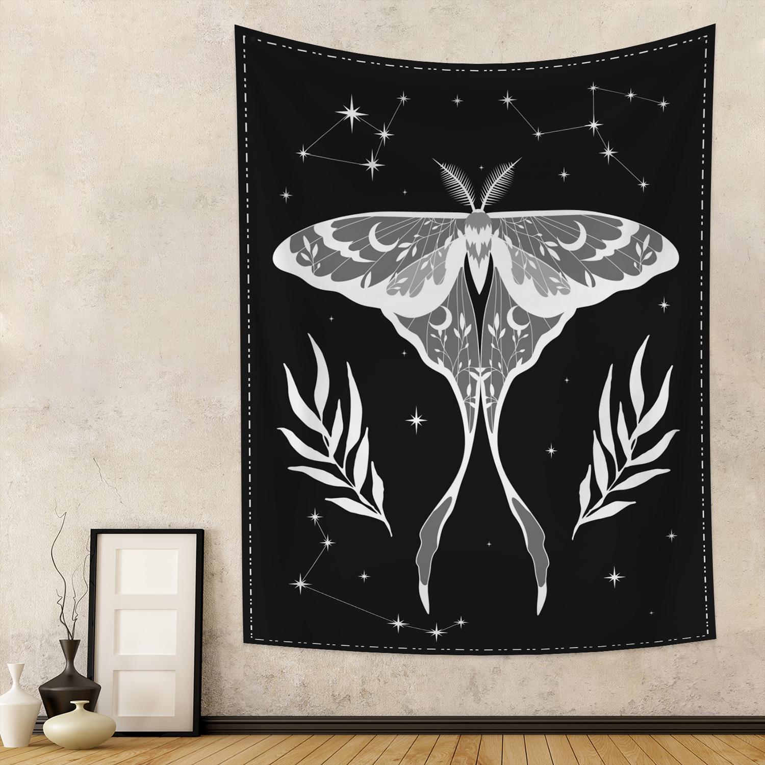 Butterfly and Moth Tapestry Black White Flower Insect Specimen Bedroom Dorm Home Decor 74x94cm(29x37in)
Butterfly and Moth Tapestry Black White Flower Insect Specimen Bedroom Dorm Home Decor 74x94cm(29x37in)