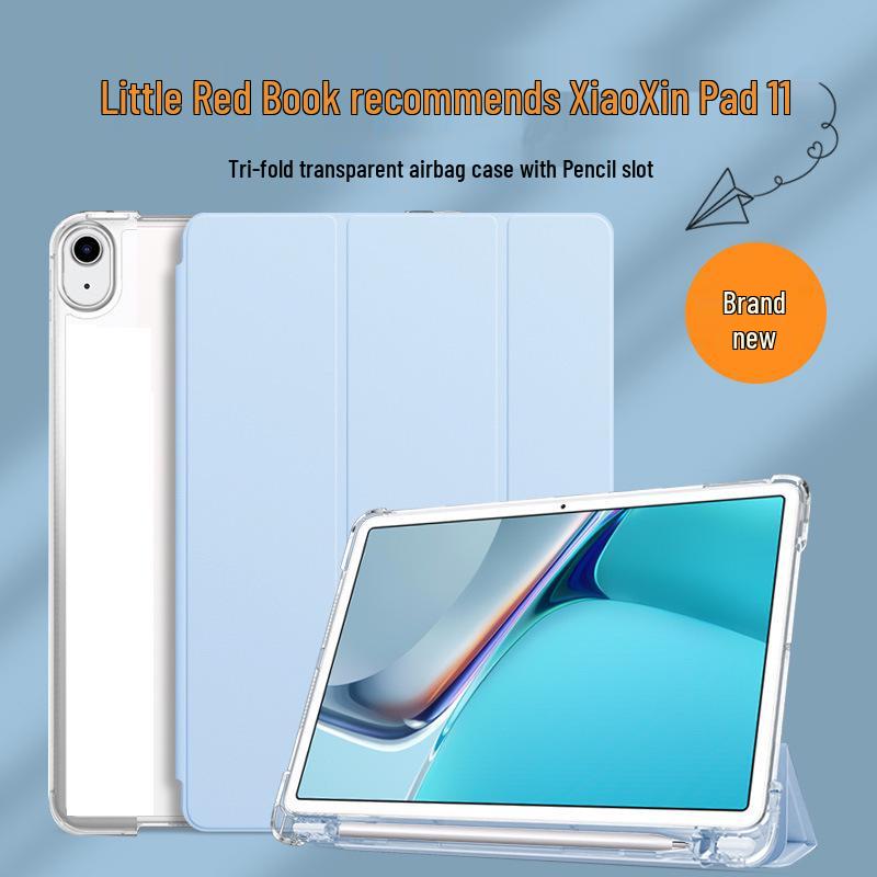 Lenovo Xiaoxin Pad 10.6 & 11-Inch Tablet Case with Pen Slot and Transparent Soft Shell 11-inch pad plus
Lenovo Xiaoxin Pad 10.6 & 11-Inch Tablet Case with Pen Slot and Transparent Soft Shell 11-inch pad plus