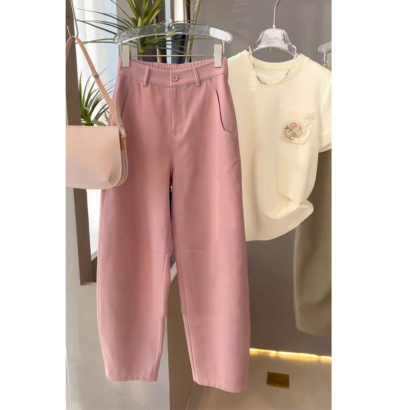 White Autumn Wide Leg Sports Yuppie Casual Pants Pink S
White Autumn Wide Leg Sports Yuppie Casual Pants Pink S