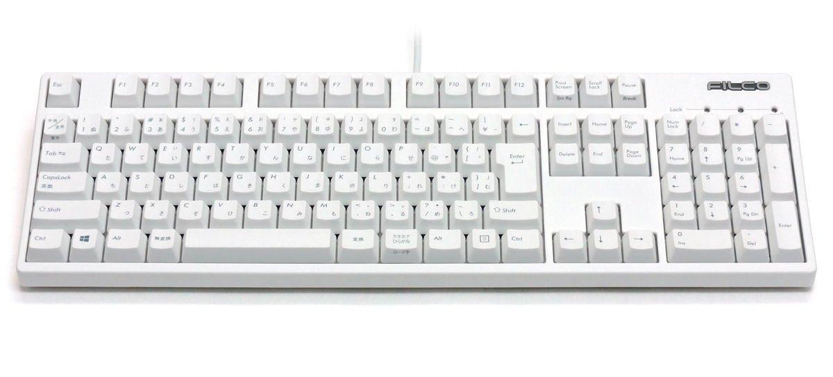 FILCO Majestouch2 HAKUA Silent Model 108 Japanese Kana Keyboard with Numeric Keypad Function Compatible Matte White USB/PS2 FKBN108MPS/JMW2 білий
FILCO Majestouch2 HAKUA Silent Model 108 Japanese Kana Keyboard with Numeric Keypad Function Compatible Matte White USB/PS2 FKBN108MPS/JMW2 білий