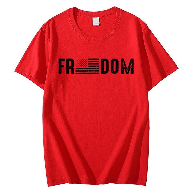 Freedom Flag Tshirt Print TShirt Women Clothing Summer Harajuku Short Sleeve Tees Shirts Graphic Y2k Tops Aesthetic Clothing 4XL
Freedom Flag Tshirt Print TShirt Women Clothing Summer Harajuku Short Sleeve Tees Shirts Graphic Y2k Tops Aesthetic Clothing 4XL