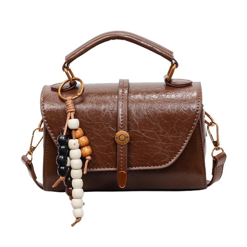 Vintage PU Leather Crossbody Bags for Women Versatile Ladies Square Shoulder Bag Solid Color Female Phe Handbags with Pendant коричневий
Vintage PU Leather Crossbody Bags for Women Versatile Ladies Square Shoulder Bag Solid Color Female Phe Handbags with Pendant коричневий