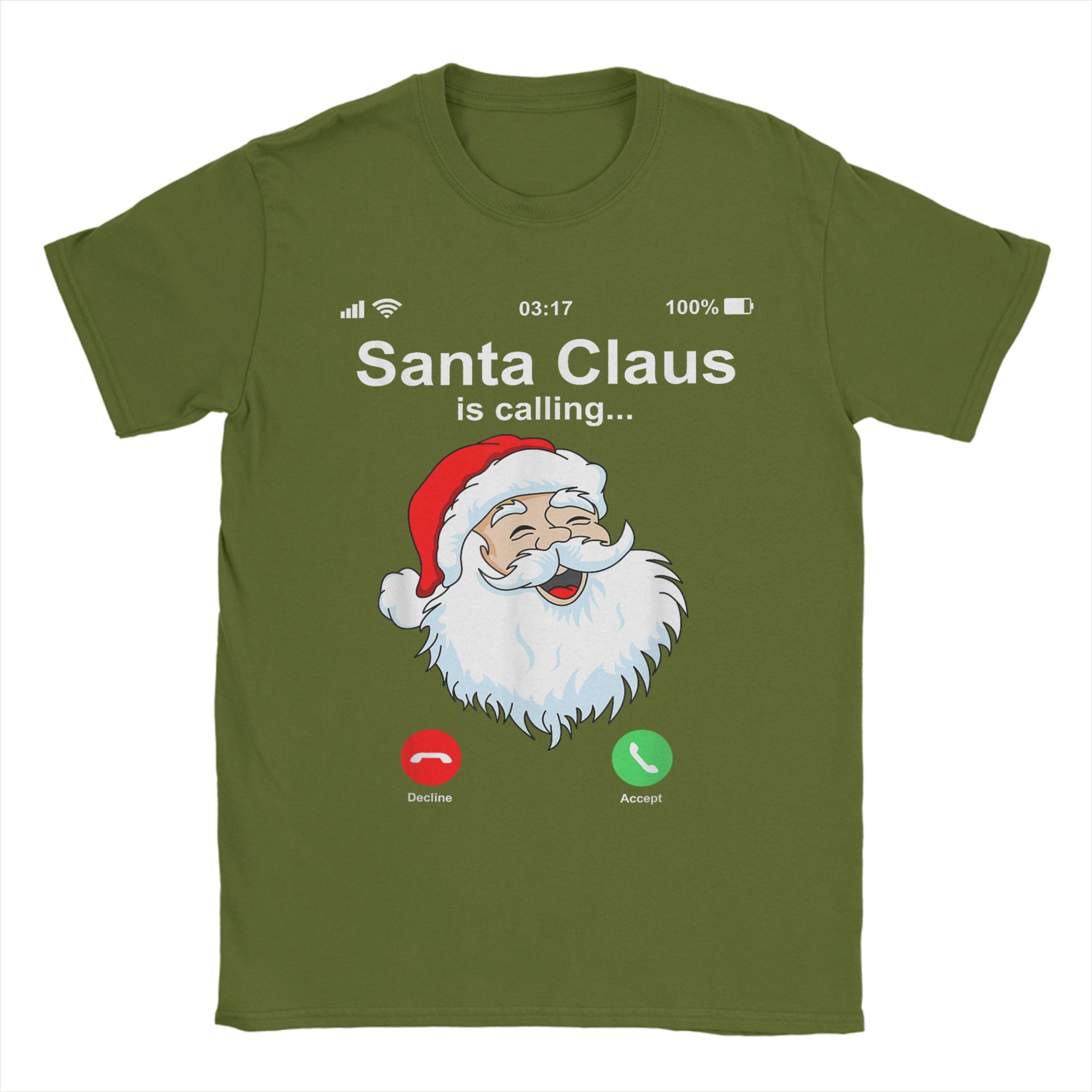 Funny Santa Claus Is Calling Funny Christmas T-Shirt for Men Round Neck Cotton T Shirts Short Sleeve Tees Gift Idea Tops 4XL
Funny Santa Claus Is Calling Funny Christmas T-Shirt for Men Round Neck Cotton T Shirts Short Sleeve Tees Gift Idea Tops 4XL