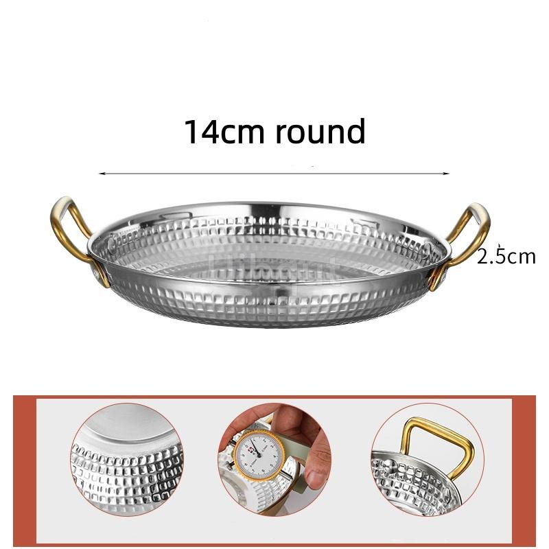 Ele Oval Beef round Stainl Steel 304 Double Ear Di french fries Western Cuisine Pasta Salad Steak Seood Beef steak sauce dish
Ele Oval Beef round Stainl Steel 304 Double Ear Di french fries Western Cuisine Pasta Salad Steak Seood Beef steak sauce dish