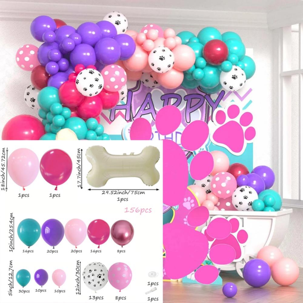 156PCS Dog Theme Balloon Garland Arch Set Party Birthday Atmosphere Background - Home and Scene Decoration Supplies Other
156PCS Dog Theme Balloon Garland Arch Set Party Birthday Atmosphere Background - Home and Scene Decoration Supplies Other