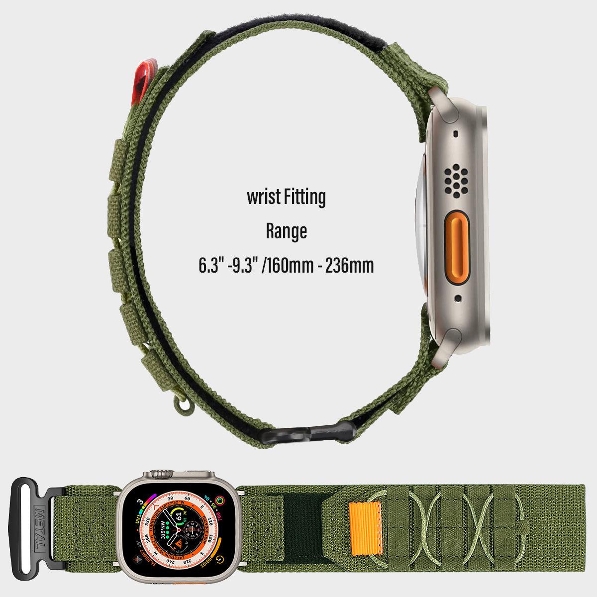 Watch Band For Apple Watch Series 10 Ultra 9 8 7 SE 6 5 4 3 2 1 46mm 49mm 45mm 44mm 42mm Nylon Woven Magic Tape Strap White Grey
Watch Band For Apple Watch Series 10 Ultra 9 8 7 SE 6 5 4 3 2 1 46mm 49mm 45mm 44mm 42mm Nylon Woven Magic Tape Strap White Grey