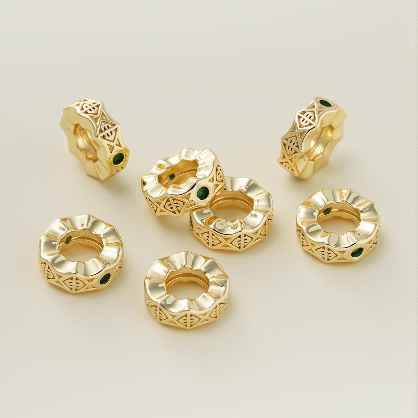 2Piece/Pack 3*8mm 14/18K Gold Color Plated Round Shape Spacer Beads for DIY Necklace Bracelets Jewelry Making Accessories
2Piece/Pack 3*8mm 14/18K Gold Color Plated Round Shape Spacer Beads for DIY Necklace Bracelets Jewelry Making Accessories