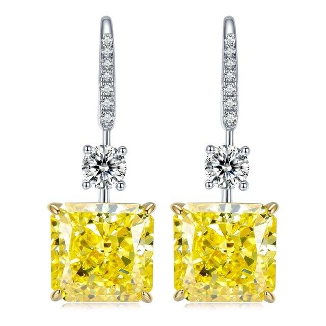 Серьги-капли из стерлингового серебра 925 пробы с дробленым льдом, 6 карат, желтый сапфир, синтетический муассанит, серьги-капли для женщин, подарок
Серьги-капли из стерлингового серебра 925 пробы с дробленым льдом, 6 карат, желтый сапфир, синтетический муассанит, серьги-капли для женщин, подарок