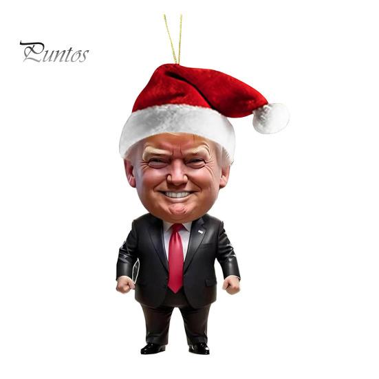 Рождественское украшение Трампа 2D акриловое зеркало заднего вида автомобиля подвеска мультфильм Трамп рождественская елка украшение для двери рюкзака D
Рождественское украшение Трампа 2D акриловое зеркало заднего вида автомобиля подвеска мультфильм Трамп рождественская елка украшение для двери рюкзака D
