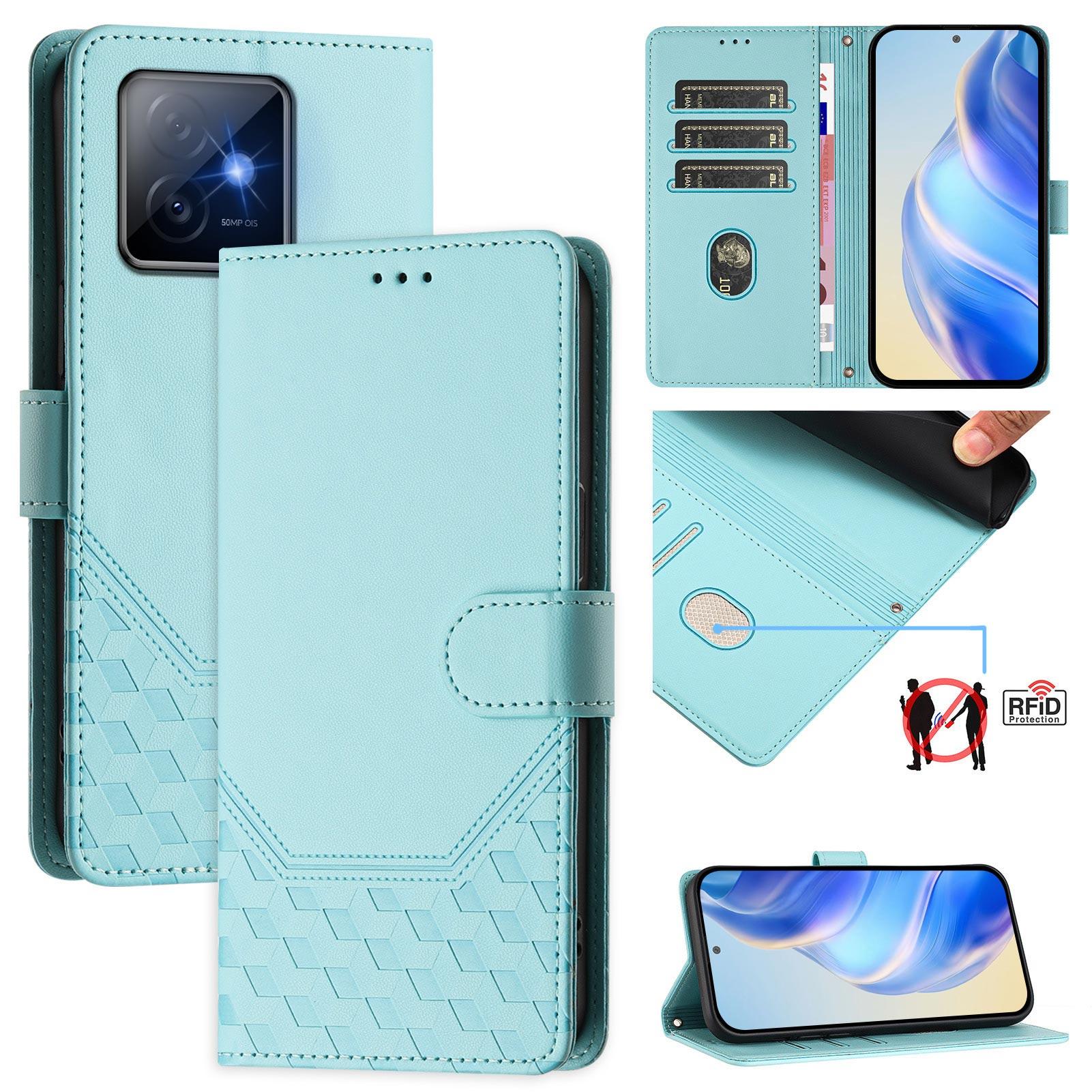 For Honor X60 GT 5G Case Imprinted Honeycomb RFID Blocking Leather Phone Cover with Strap Dark Purple
For Honor X60 GT 5G Case Imprinted Honeycomb RFID Blocking Leather Phone Cover with Strap Dark Purple