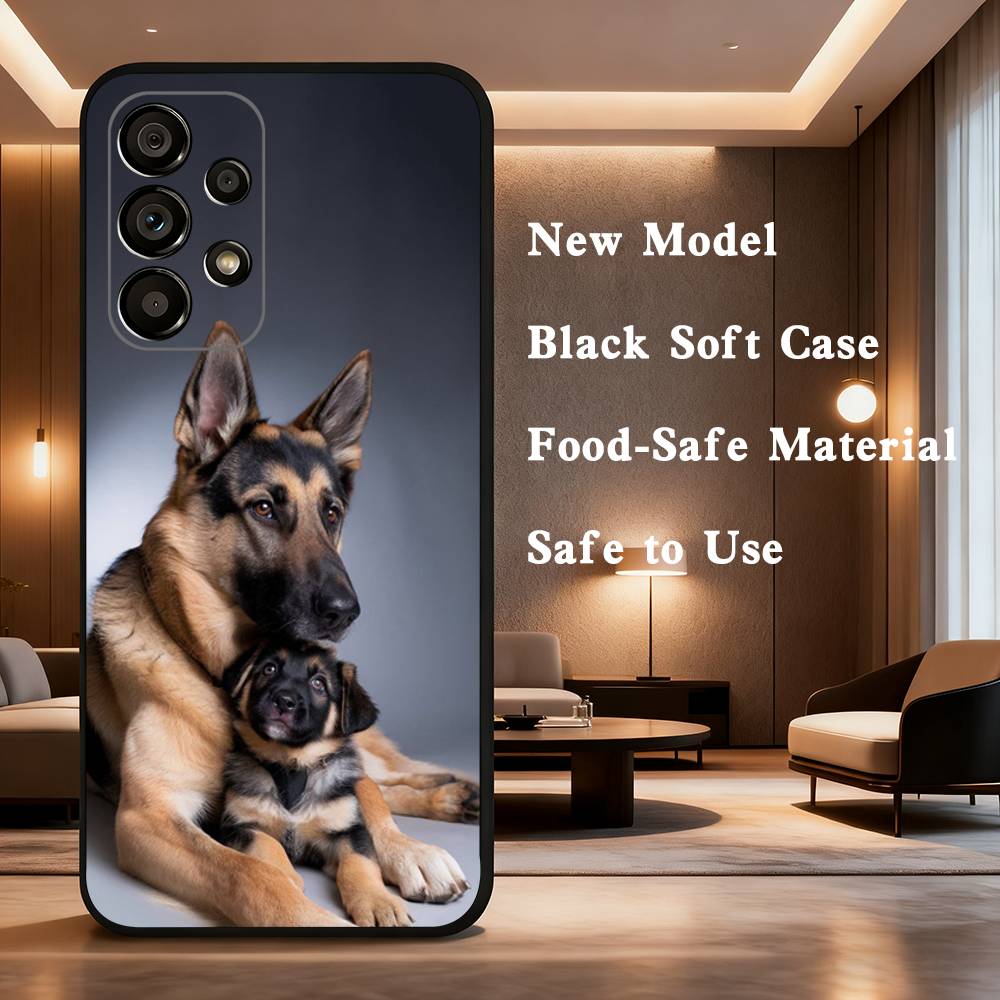 Animal German Shepherd Dogs For Samsung Galaxy A53,31,52,72,41,22,73,32,71,Note,J7,8,9,5G Soft Black Silicone Phone Case SamsungA30S
Animal German Shepherd Dogs For Samsung Galaxy A53,31,52,72,41,22,73,32,71,Note,J7,8,9,5G Soft Black Silicone Phone Case SamsungA30S