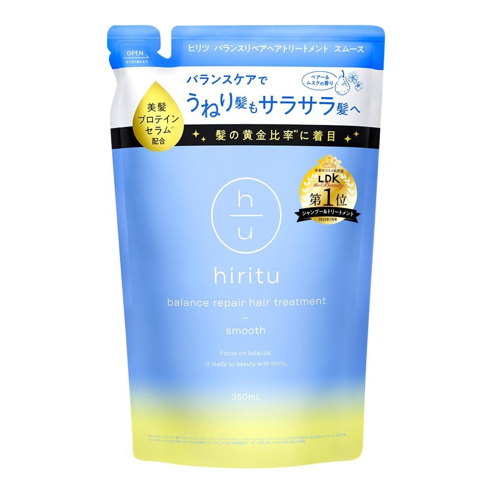 hiritu Balance Repair Hair Treatment Smooth Refill - Keeps wavy hair smooth - Hair repair ingredients - Cuticle care ingredients - Balance Keep Serum
hiritu Balance Repair Hair Treatment Smooth Refill - Keeps wavy hair smooth - Hair repair ingredients - Cuticle care ingredients - Balance Keep Serum