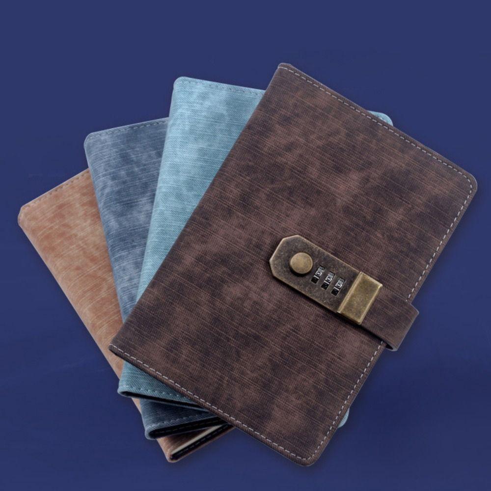 Chinese Style Diary Book with Lock Simple Atmosphere A5 Notebook Password Lock Notebook Girls світло-синій колір
Chinese Style Diary Book with Lock Simple Atmosphere A5 Notebook Password Lock Notebook Girls світло-синій колір