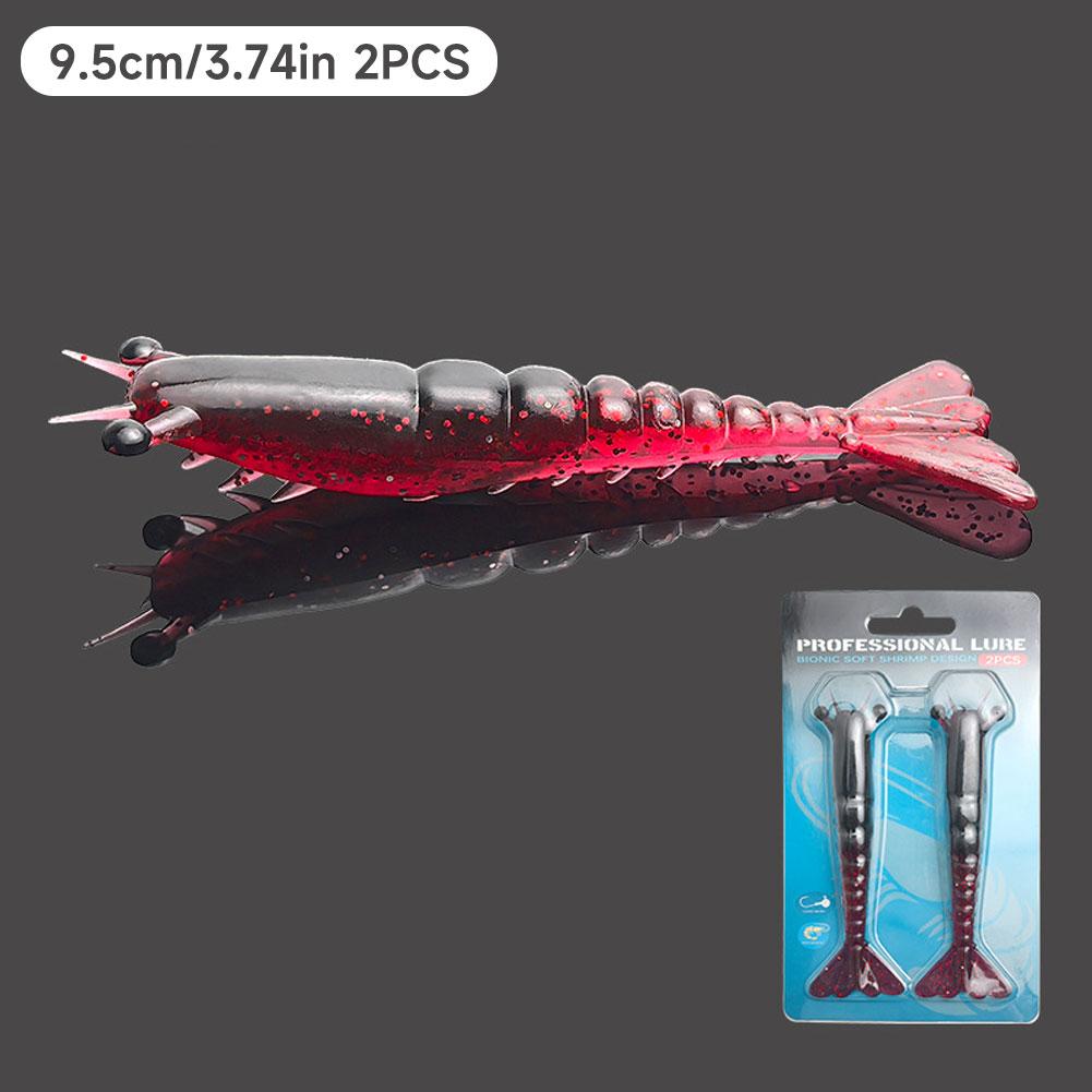 2pcs 9.5/11.5CM Shrimp-Ultra-Realistic Soft Bait | Slow-Sinking Crankbait Cut-Resistant Design PVC Soft Shrimp Bait Fishing Gear
2pcs 9.5/11.5CM Shrimp-Ultra-Realistic Soft Bait | Slow-Sinking Crankbait Cut-Resistant Design PVC Soft Shrimp Bait Fishing Gear