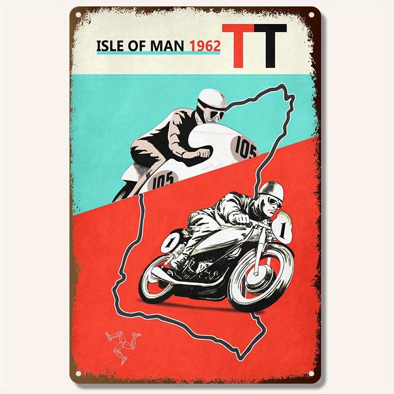 Vintage Isle of for Man 1962 TT Motorcycle Racing Poster Retro Design Durable Metal Wall Art with Vibrant Colors Cla 20x30cm(7.8x11.8inch)
Vintage Isle of for Man 1962 TT Motorcycle Racing Poster Retro Design Durable Metal Wall Art with Vibrant Colors Cla 20x30cm(7.8x11.8inch)