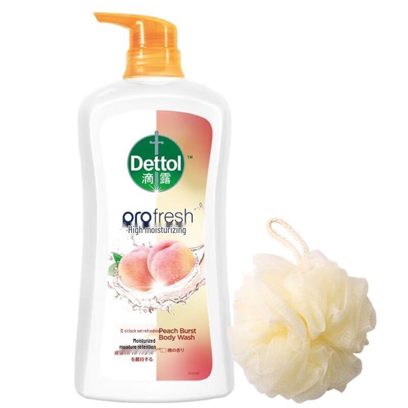 Dettol Sweet Peach Refreshing Shower Gel
Dettol Sweet Peach Refreshing Shower Gel