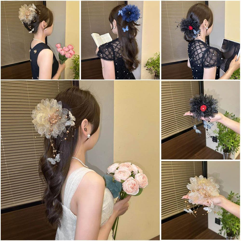 Beads Grasping Clip Tassel Hair Clip Fashion Hair Claw Clips Hair Accessories 11cm шампанського
Beads Grasping Clip Tassel Hair Clip Fashion Hair Claw Clips Hair Accessories 11cm шампанського