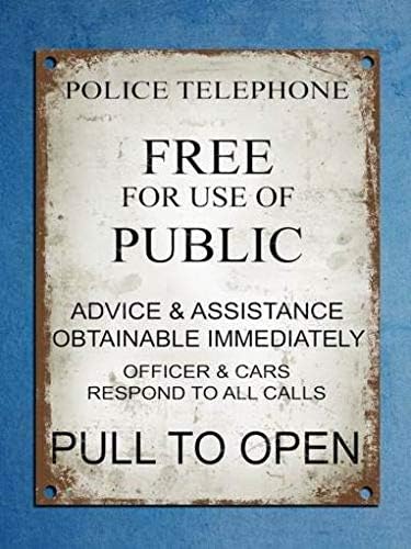 Tin Sign For Phone Box Tardis Dr Who Vintage Retro Metal Decor Home Wall aluminum 20x30cm(7.8x11.8inch)
Tin Sign For Phone Box Tardis Dr Who Vintage Retro Metal Decor Home Wall aluminum 20x30cm(7.8x11.8inch)