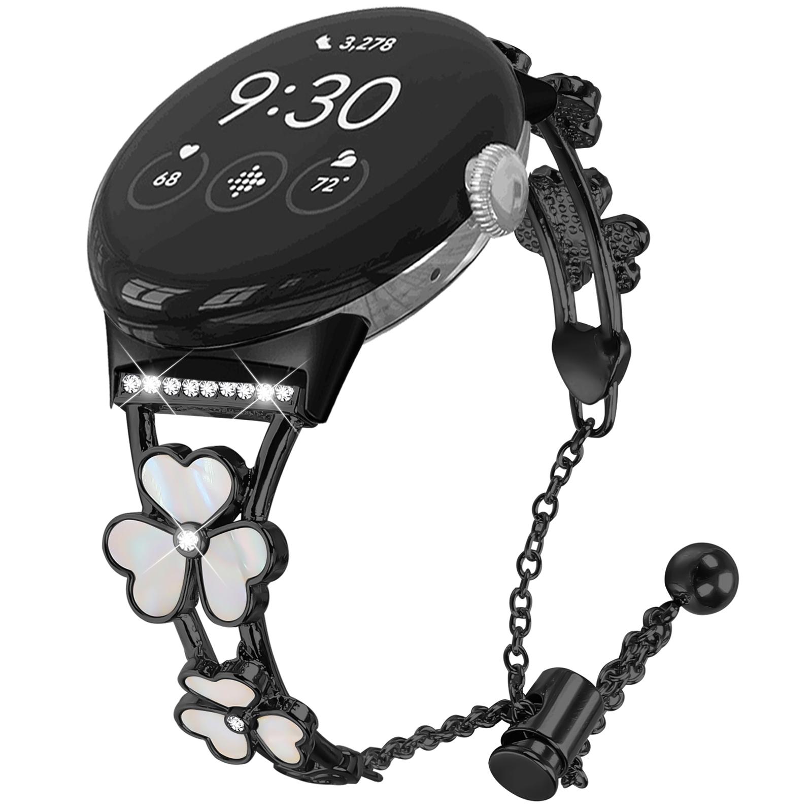 For Google Pixel Watch 2/Pixel Watch Heart Clover Decor Watchband Zinc Alloy Metal Strap Rose Gold
For Google Pixel Watch 2/Pixel Watch Heart Clover Decor Watchband Zinc Alloy Metal Strap Rose Gold