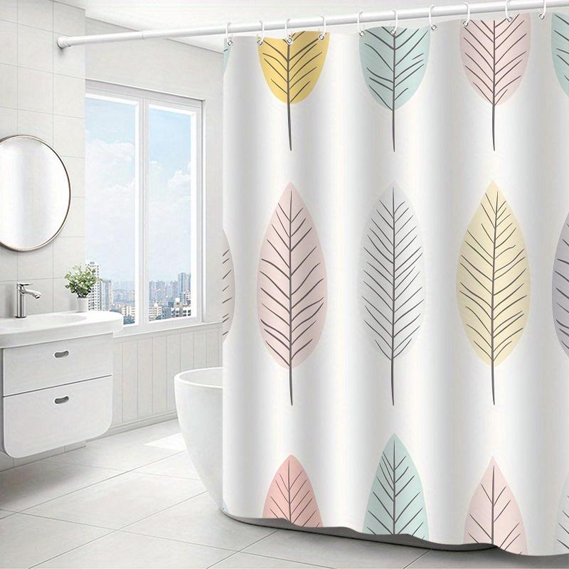 1Pc Leaf Pattern Shower Curtain With Hook, Bathroom Partition, Bathroom Accessories, Home Decoration W60H190(CM)-1 Pcs
1Pc Leaf Pattern Shower Curtain With Hook, Bathroom Partition, Bathroom Accessories, Home Decoration W60H190(CM)-1 Pcs