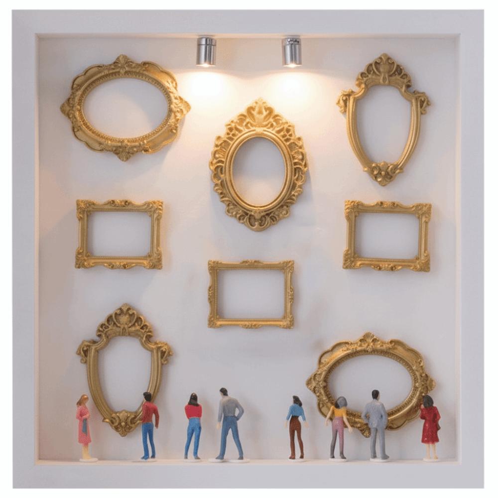 Creative DIY Mini Silhouette Shadow Box LED Light Miniature Photo Frame Figurines Frame Wall Display
Creative DIY Mini Silhouette Shadow Box LED Light Miniature Photo Frame Figurines Frame Wall Display