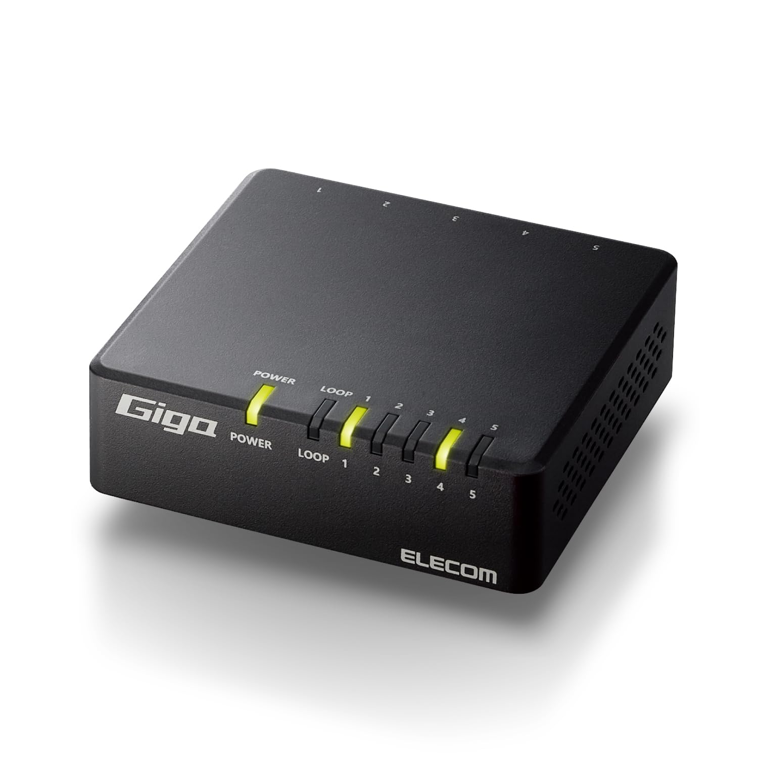 ELECOM Switching Hub Gigabit Compatible 5 Port AC Power Black EHC-G05PA4-B чорний
ELECOM Switching Hub Gigabit Compatible 5 Port AC Power Black EHC-G05PA4-B чорний
