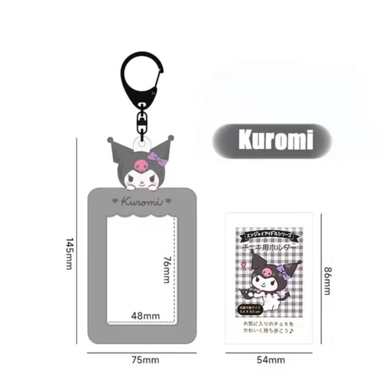 Держатель для удостоверения личности Sanrios Hellokittys Kuromi Melody, симпатичная мультяшная карточка, держатель для удостоверения личности с фотографией, брелок для ключей, аксессуары
Держатель для удостоверения личности Sanrios Hellokittys Kuromi Melody, симпатичная мультяшная карточка, держатель для удостоверения личности с фотографией, брелок для ключей, аксессуары