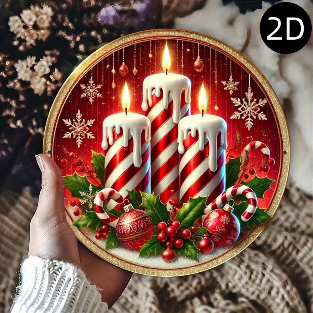 2D Flat Metal Tin Sign Merry Christmas Wall Art with Holly Berries Candles Home Office Cafe Decor 20x20 різнокольоровий
2D Flat Metal Tin Sign Merry Christmas Wall Art with Holly Berries Candles Home Office Cafe Decor 20x20 різнокольоровий