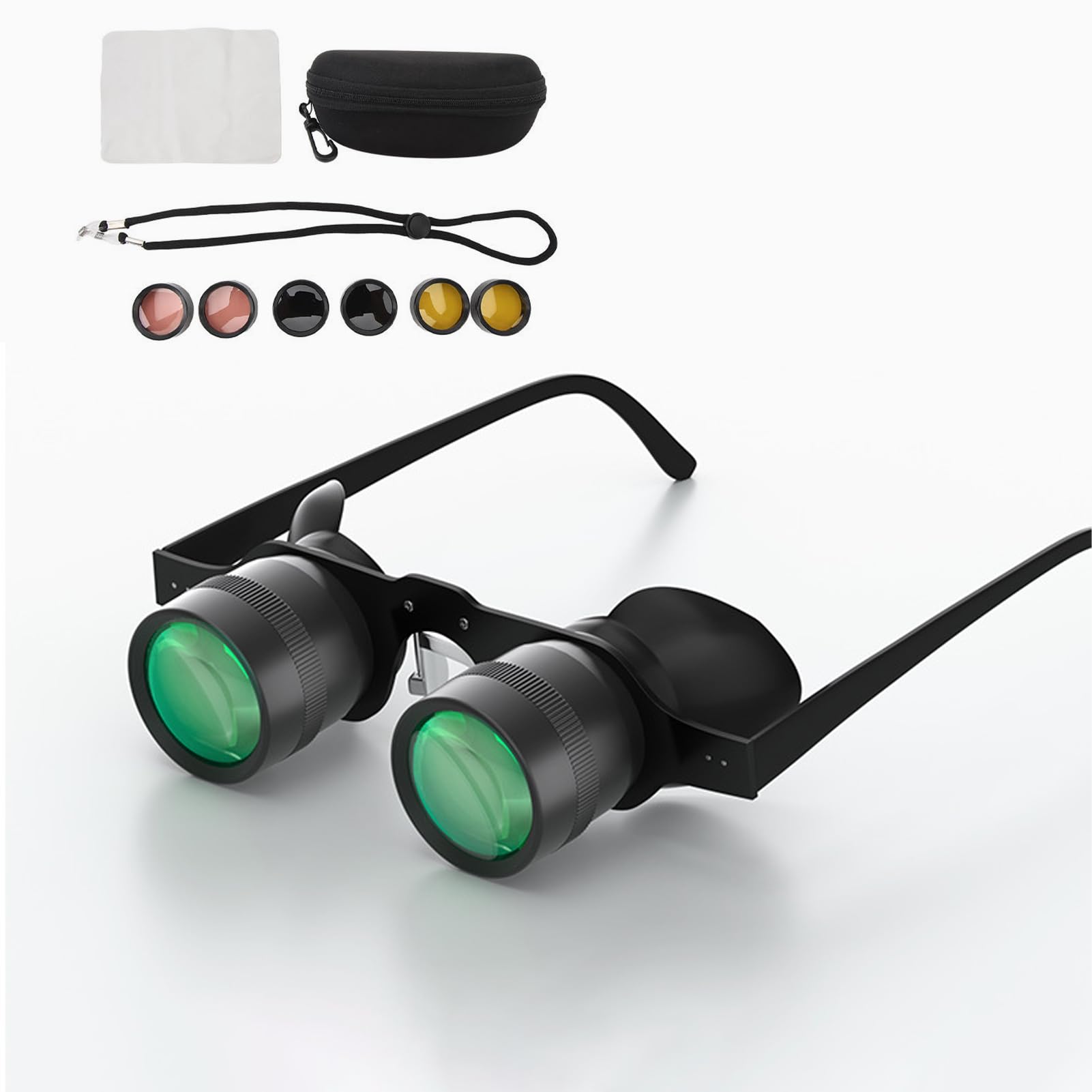 professional portable polarized HD opera glasses for adults and 10X zoom Hands-free binoculars, telescope, 3-color lenses, children,
professional portable polarized HD opera glasses for adults and 10X zoom Hands-free binoculars, telescope, 3-color lenses, children,