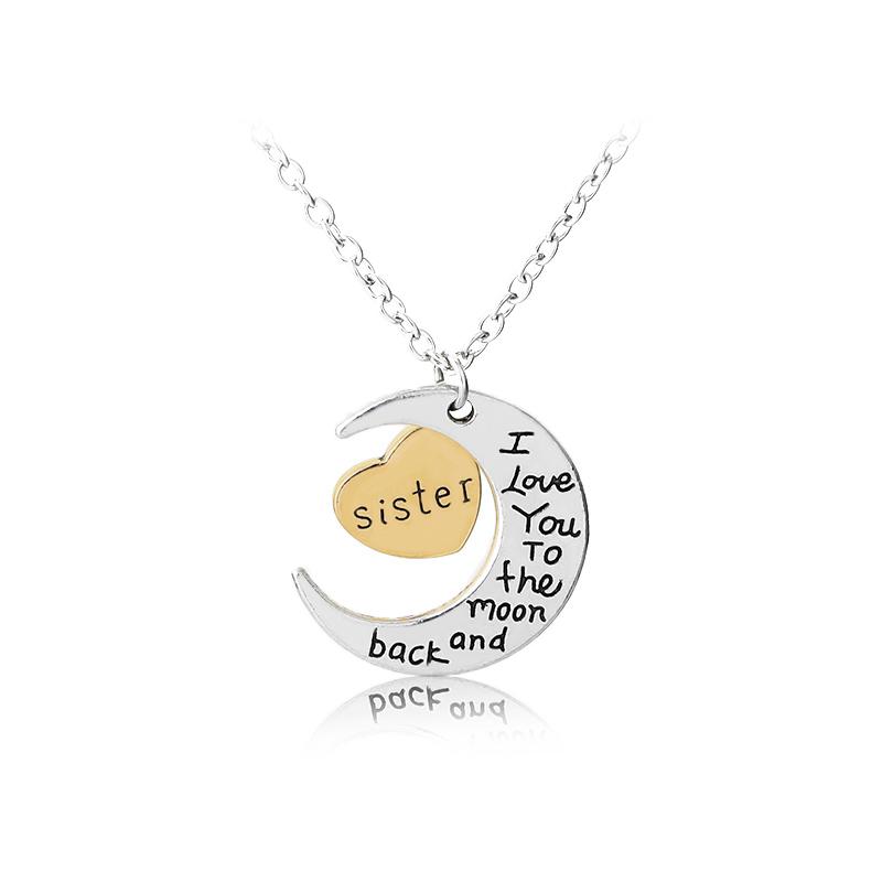 Family Love Necklace Son Grandpa Grandma Aunt Sister Dad Daughter Uncle Brother Mom I Love You To The Moon Mother Day Gift 50cm
Family Love Necklace Son Grandpa Grandma Aunt Sister Dad Daughter Uncle Brother Mom I Love You To The Moon Mother Day Gift 50cm