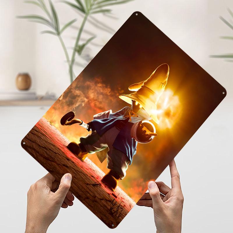 Black Mage Fantasy Poster Customized Wall Art Vintage Metal Signs Retro Tin Plaque for Man Cave Modern Home Decoration Luxury 7.9x11.8In(20x30cm)
Black Mage Fantasy Poster Customized Wall Art Vintage Metal Signs Retro Tin Plaque for Man Cave Modern Home Decoration Luxury 7.9x11.8In(20x30cm)