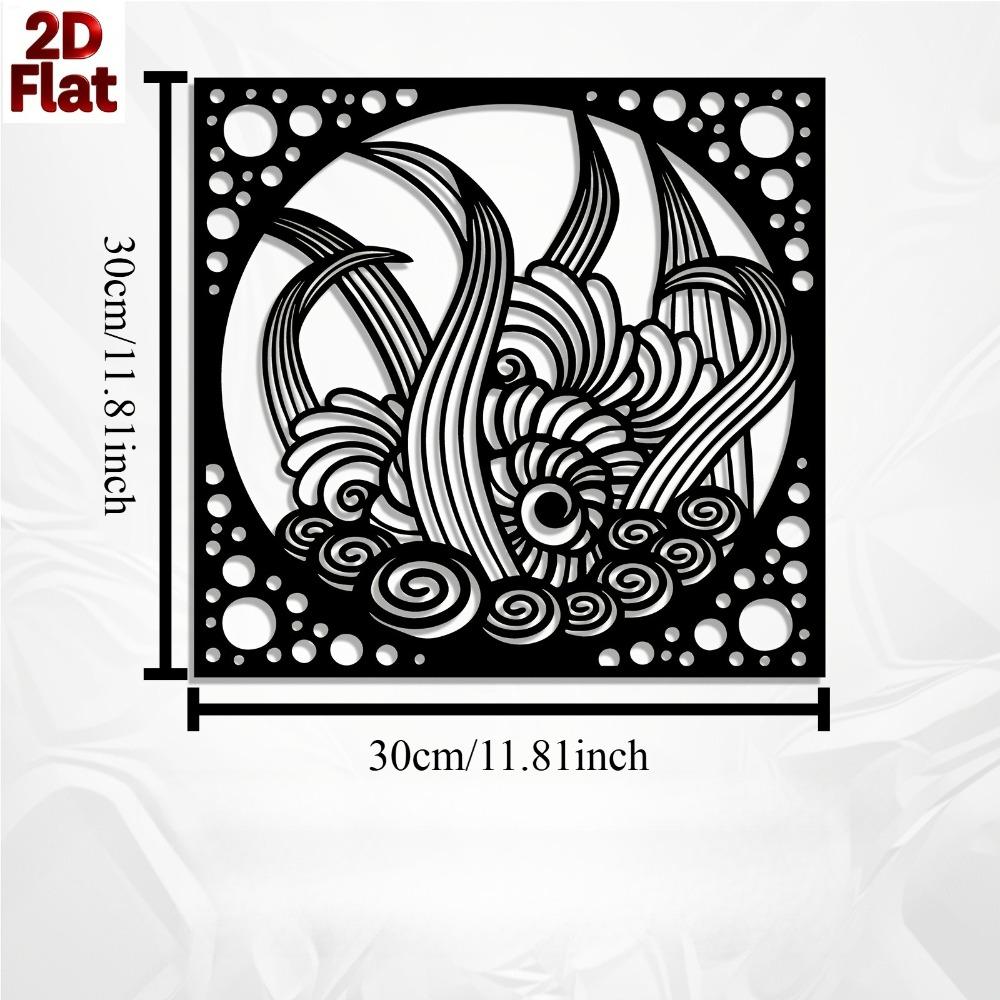 1pc Dynamic Swirl Metal Wall Art, Rust-Resistant Iron Sculpture for Living Room Garden Fence, Abstract Holiday Gift for New Year Christmas 12in
1pc Dynamic Swirl Metal Wall Art, Rust-Resistant Iron Sculpture for Living Room Garden Fence, Abstract Holiday Gift for New Year Christmas 12in