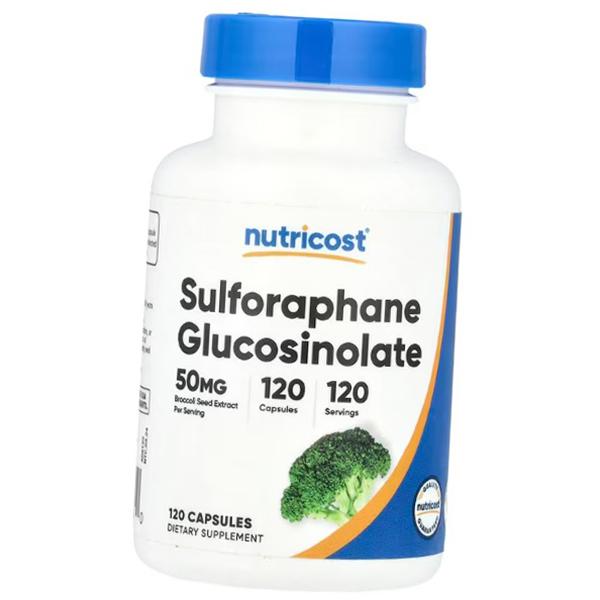 Сульфорафан глюкозинолат, Sulforaphane Glucosinolate 50, Nutricost 120капс (71647029) 120caps
Сульфорафан глюкозинолат, Sulforaphane Glucosinolate 50, Nutricost 120капс (71647029) 120caps
