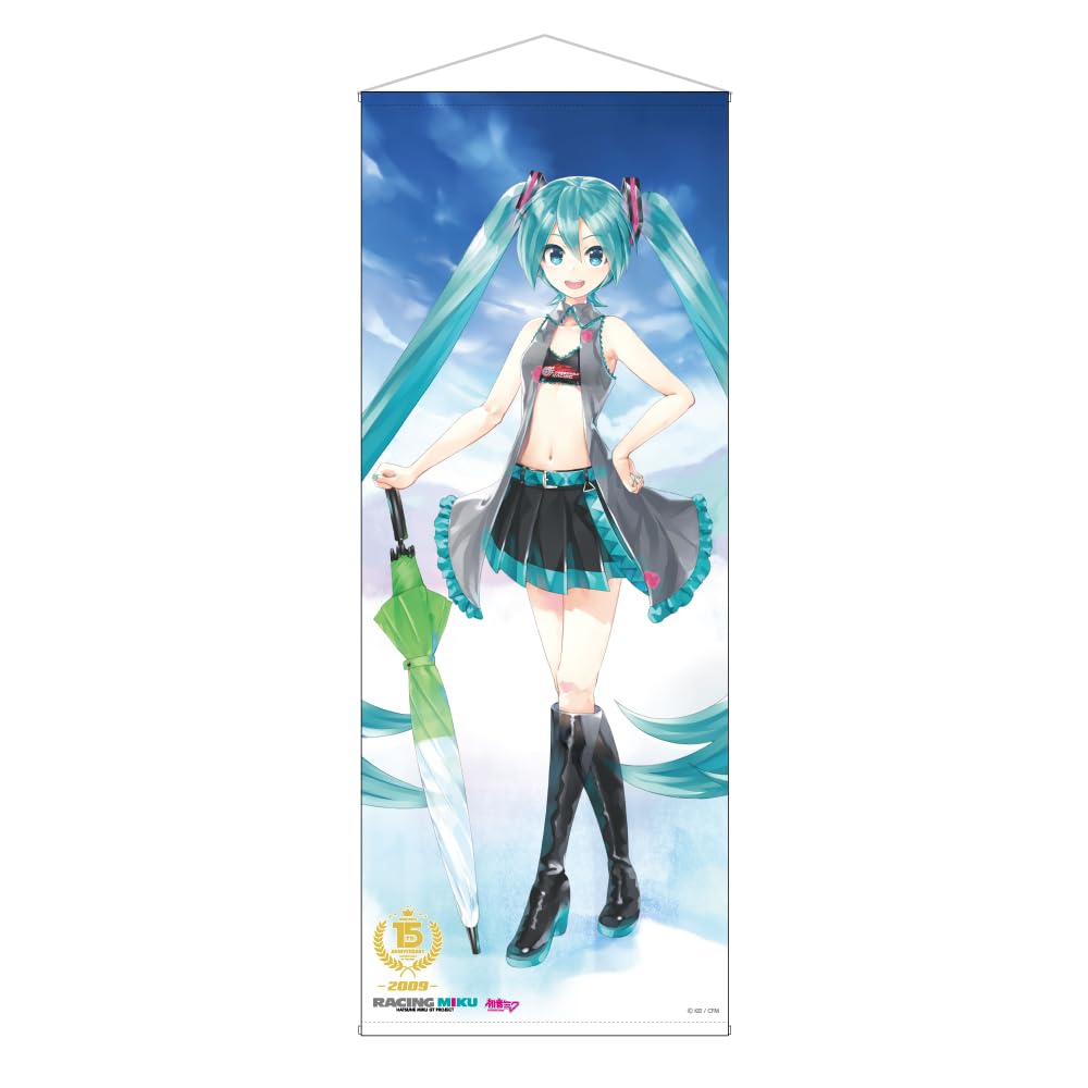 Юбилейный гобелен Hatsune Miku GT Project, 15 лет, в натуральную величину, версия 2009 г.
Юбилейный гобелен Hatsune Miku GT Project, 15 лет, в натуральную величину, версия 2009 г.