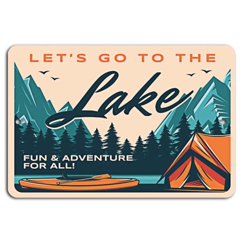 Adventure Awaits Lets Go to the Lake Rustic Tan Teal EscapeAluminumtin sign 20x30cm(7.8x11.8inch)
Adventure Awaits Lets Go to the Lake Rustic Tan Teal EscapeAluminumtin sign 20x30cm(7.8x11.8inch)