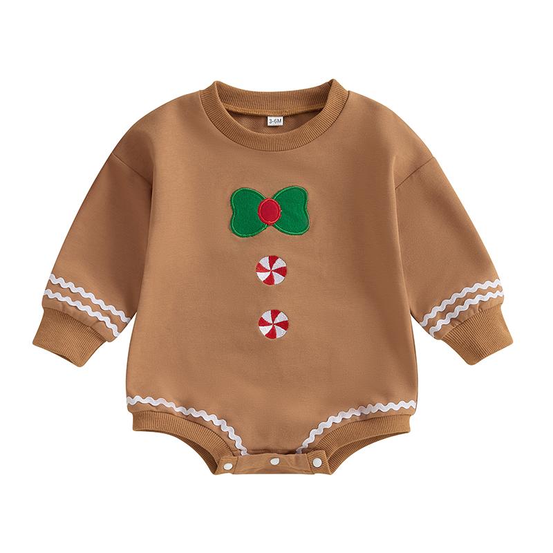 Baby Girls Boys Christmas Cotton Romper Casual Candy Gingerbread Long Sleeve Sweatshirt Jumpsuit Autumn Clothes 0-3M
Baby Girls Boys Christmas Cotton Romper Casual Candy Gingerbread Long Sleeve Sweatshirt Jumpsuit Autumn Clothes 0-3M