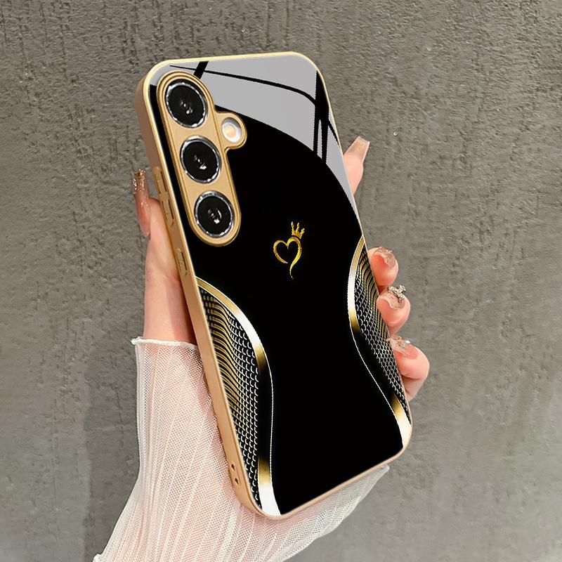 Queen s Crown Love Pattern Glass Phone Case Suitable for Samsung Galaxy S26 S25 S24 S22 S21 S20 FE/Ultra/Plus5G Anti Drop Galaxy S25
Queen s Crown Love Pattern Glass Phone Case Suitable for Samsung Galaxy S26 S25 S24 S22 S21 S20 FE/Ultra/Plus5G Anti Drop Galaxy S25