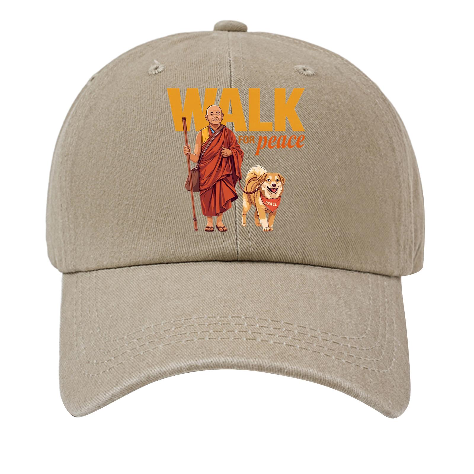 Washed cotton baseball cap with printed distressed soft top denim hat, vintage hat One Size бежевий
Washed cotton baseball cap with printed distressed soft top denim hat, vintage hat One Size бежевий